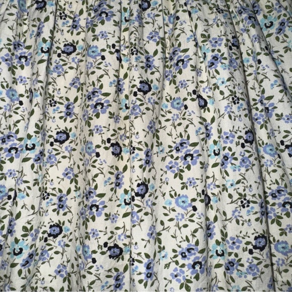 (NWT) Free People 100% cotton Women’s Large Blue Floral Backless Dress - Picture 5 of 16